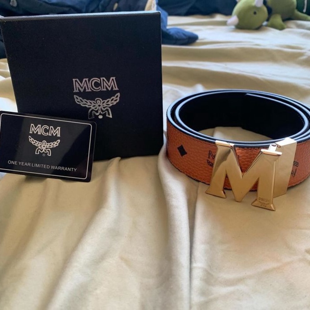 barely worn mcm belt
